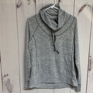 KÜHL Women’s Lea Pullover Heather Gray L Cowl Neck EUC
